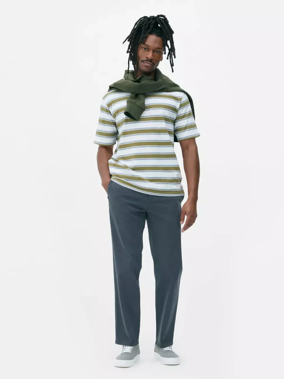 Teksturowany T-shirt w paski The Stronghold