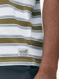 Teksturowany T-shirt w paski The Stronghold