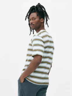 Teksturowany T-shirt w paski The Stronghold
