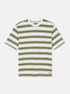 Teksturowany T-shirt w paski The Stronghold