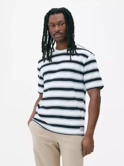 Teksturowany T-shirt w paski The Stronghold