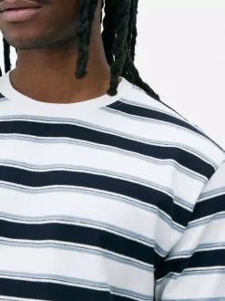 Teksturowany T-shirt w paski The Stronghold