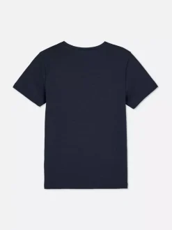 Teksturowany T-shirt z tkaniny ottoman