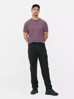 Tkane bojówki dresowe