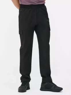 Tkane bojówki dresowe