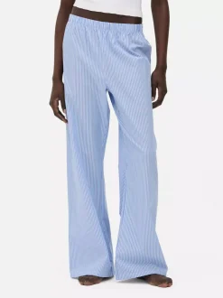 Tkane spodnie od piżamy