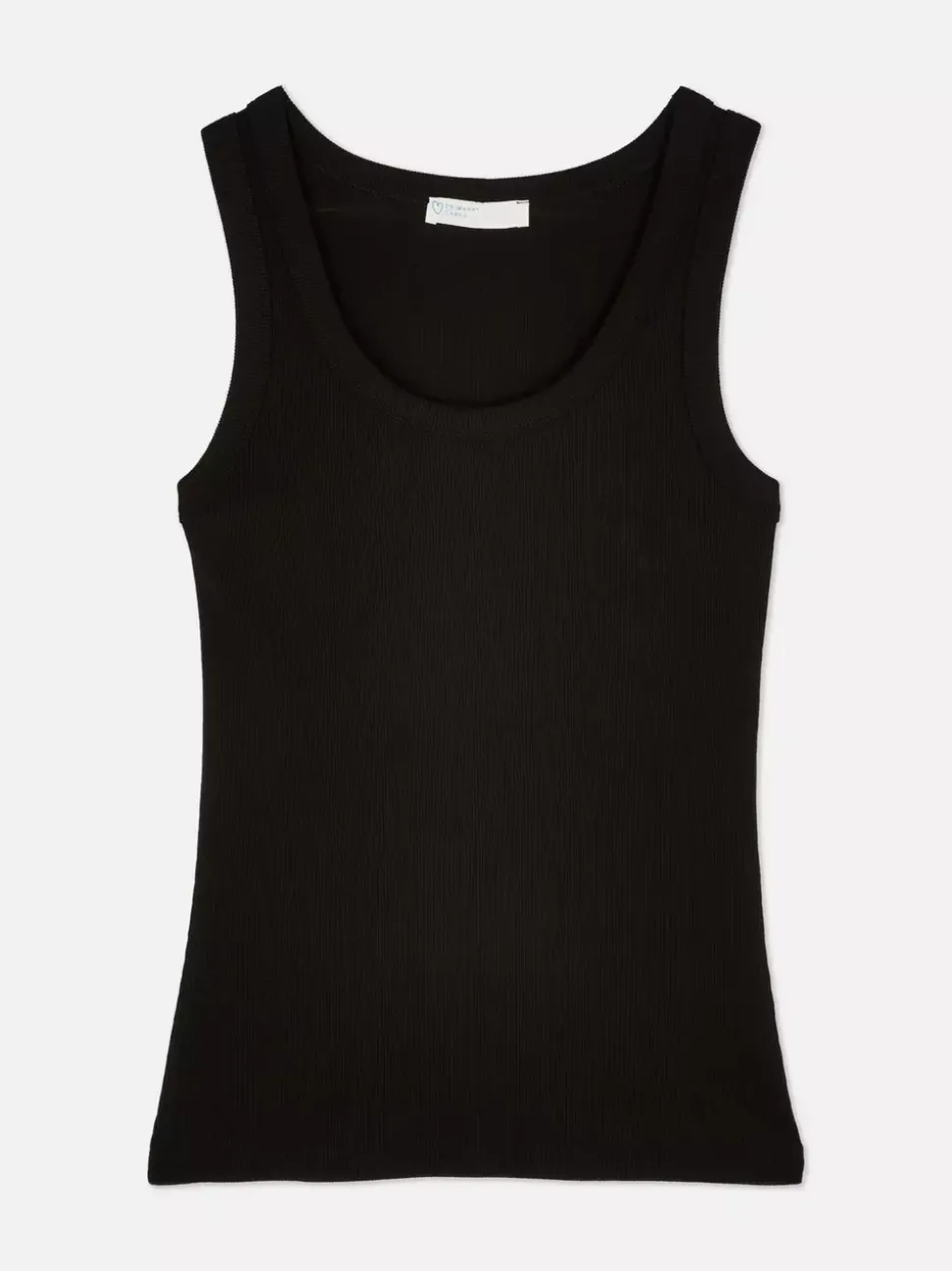 Top bez rękawów z głębokim dekoltem Essential