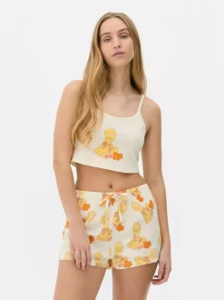 Top i szorty piżamowe z motywem Ulicy Sezamkowej