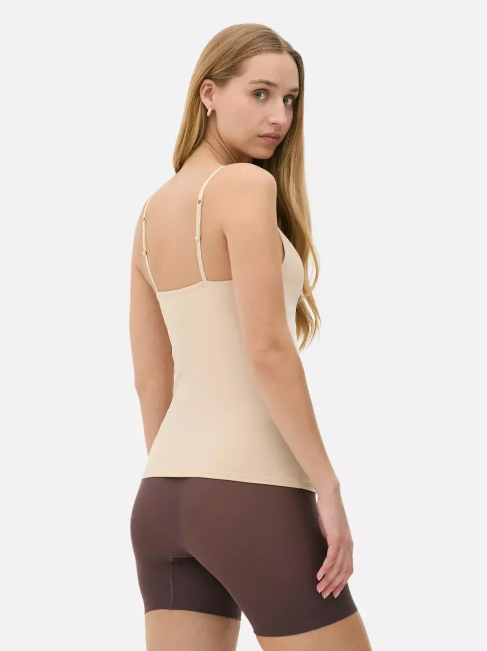 Top na ramiączkach z wbudowanym biustonoszem