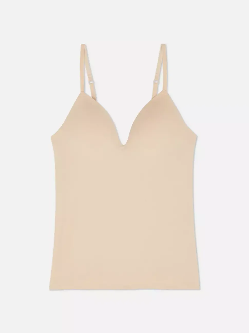 Top na ramiączkach z wbudowanym biustonoszem