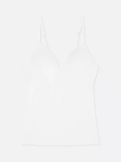 Top na ramiączkach z wbudowanym biustonoszem