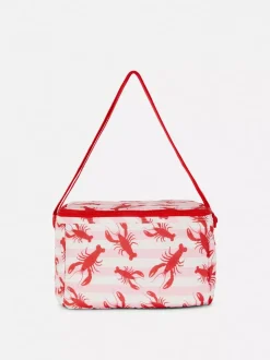 Torba chłodząca ze wzorem w kwiaty