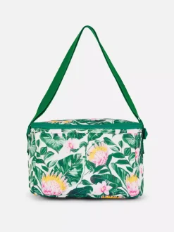 Torba chłodząca ze wzorem w kwiaty