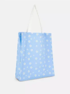 Torba płócienna wielokrotnego użytku w stokrotki