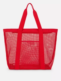 Torba plażowa z siateczki