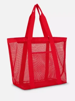 Torba plażowa z siateczki
