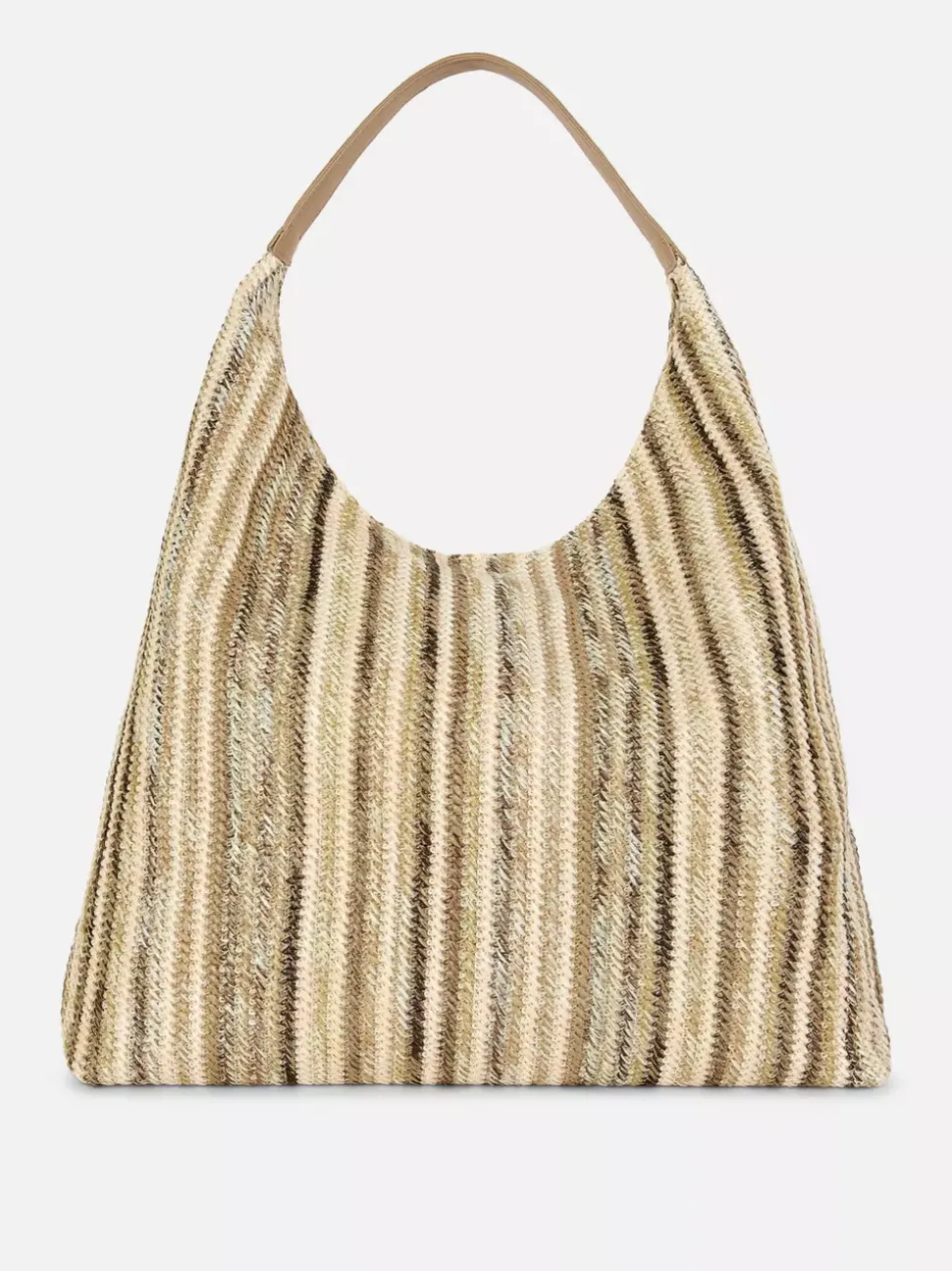 Torba shopper o kroju oversize z marszczeniami