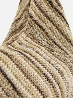 Torba shopper o kroju oversize z marszczeniami