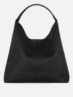 Torba shopper typu worek ze sztucznej skóry