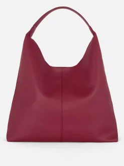 Torba shopper typu worek ze sztucznej skóry