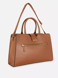 Torba shopper ze sztucznej skóry