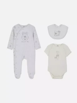 Trzyczęściowy komplet z Kubusiem Puchatkiem