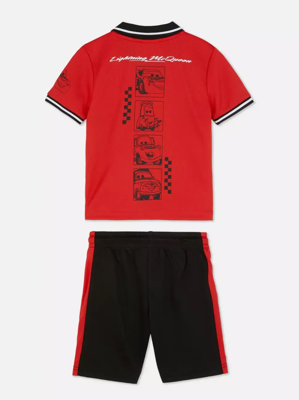 T-shirt i szorty z motywem filmu Auta Disneya