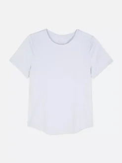 T-shirt na siłownię z okrągłym dekoltem