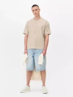 T-shirt o luźnym kroju