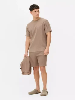 T-shirt o marszczonej fakturze Kem