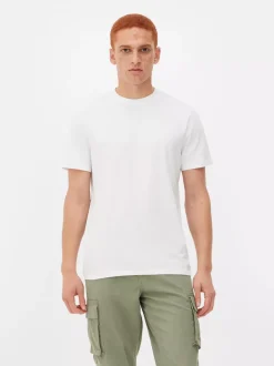 T-shirt o regularnym kroju z okrągłym dekoltem