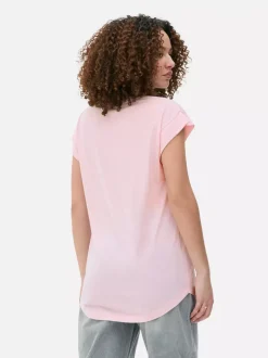 T-shirt o wydłużonym kroju Essential