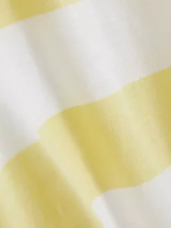 T-shirt w paski o nieregularnym splocie