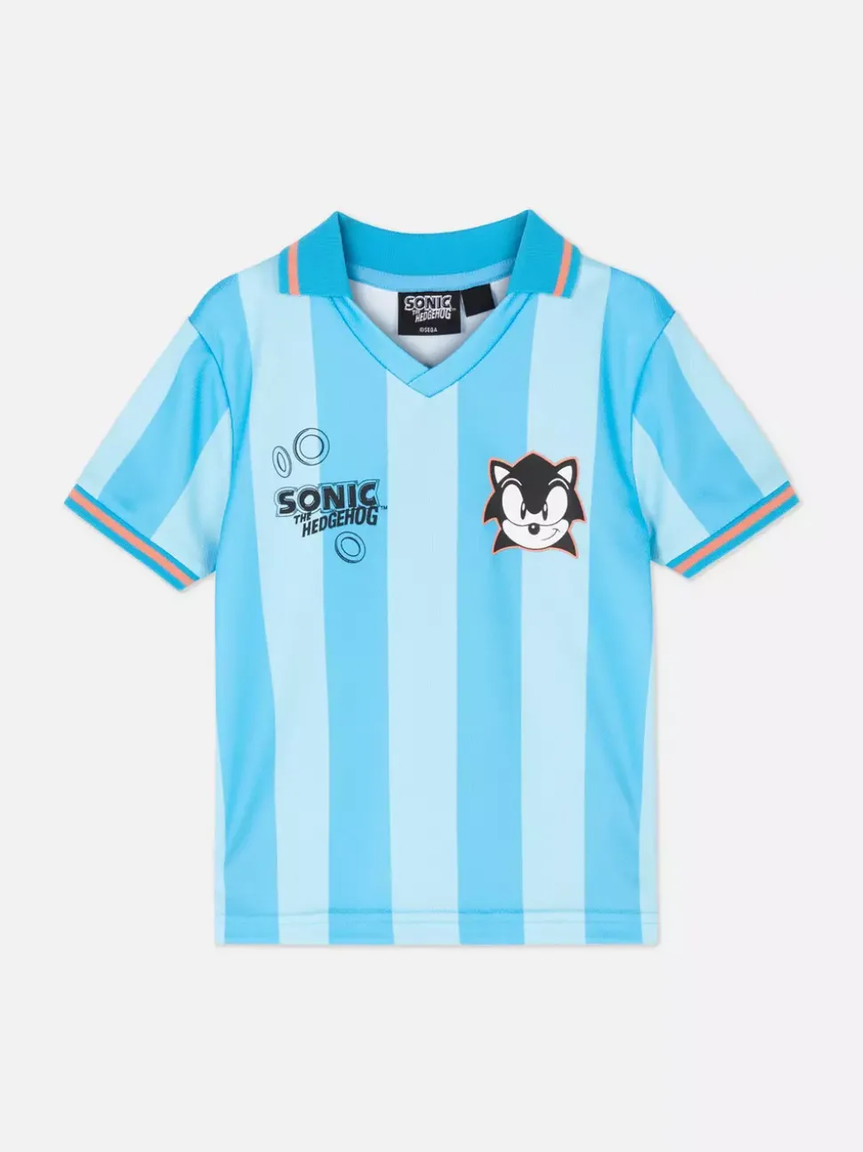 T-shirt w paski z motywem Jeża Sonica