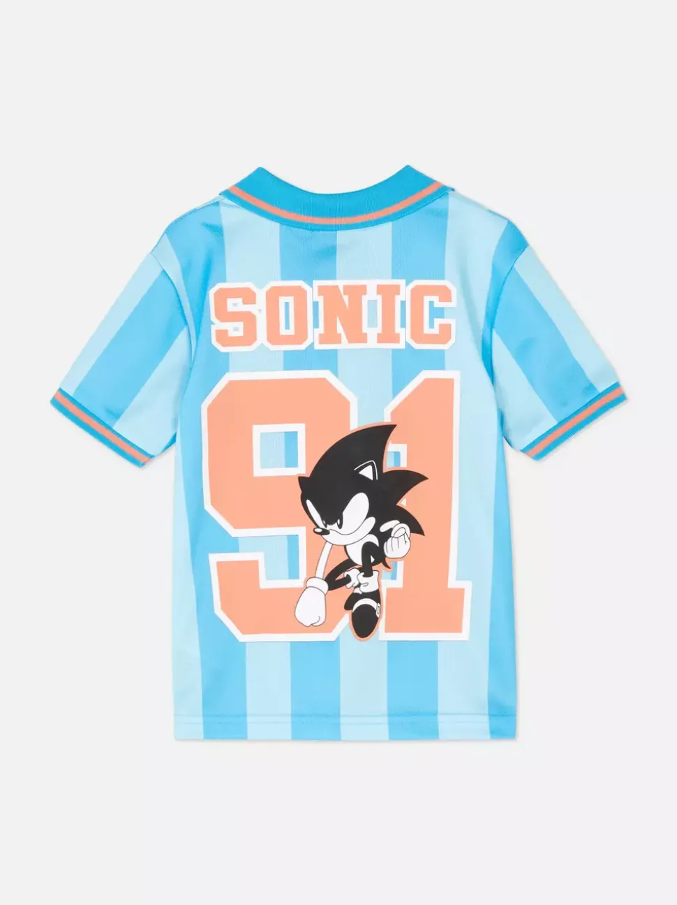 T-shirt w paski z motywem Jeża Sonica