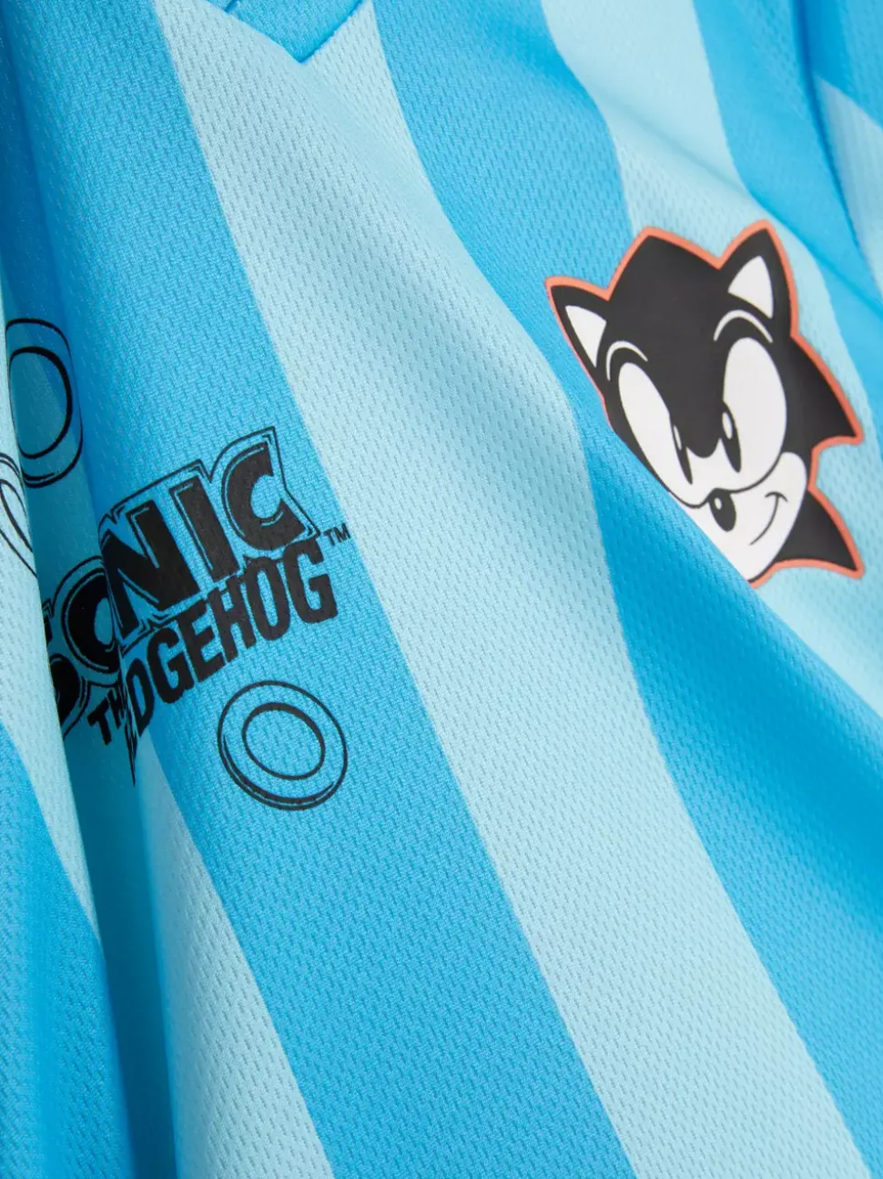 T-shirt w paski z motywem Jeża Sonica