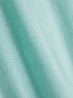 T-shirt w prążki z krótkim rękawem