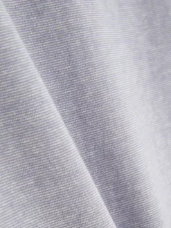 T-shirt w prążki z krótkim rękawem