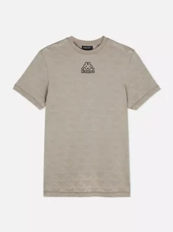 T-shirt z żakardowym nadrukiem Kappa x Primark