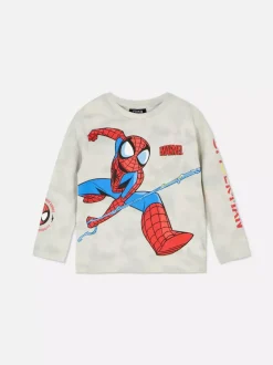 T-shirt z długim rękawem, motyw Spider-Mana Marvela