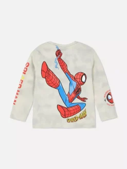 T-shirt z długim rękawem, motyw Spider-Mana Marvela