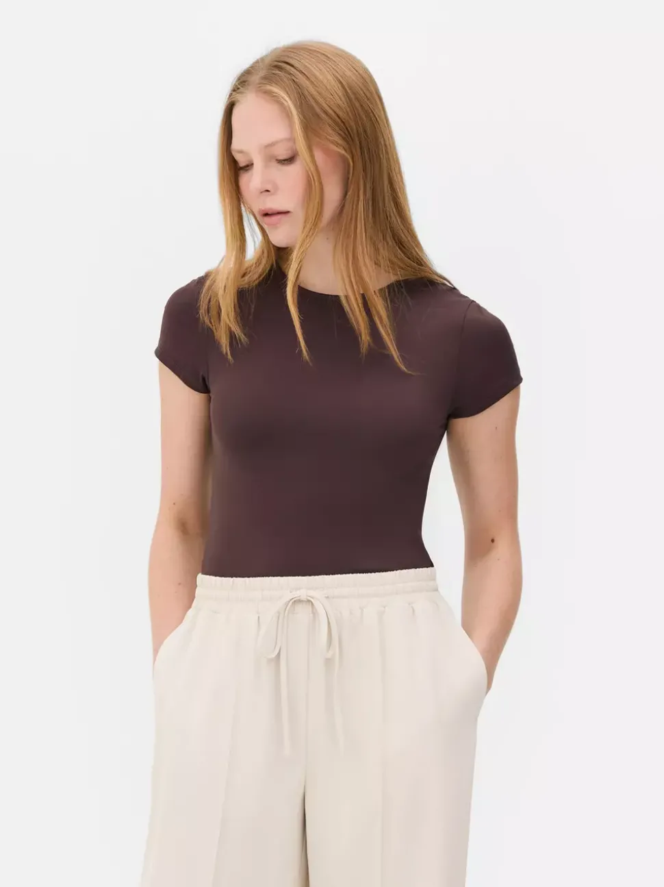 T-shirt z efektem drugiej skóry