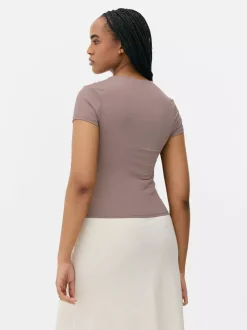 T-shirt z efektem drugiej skóry