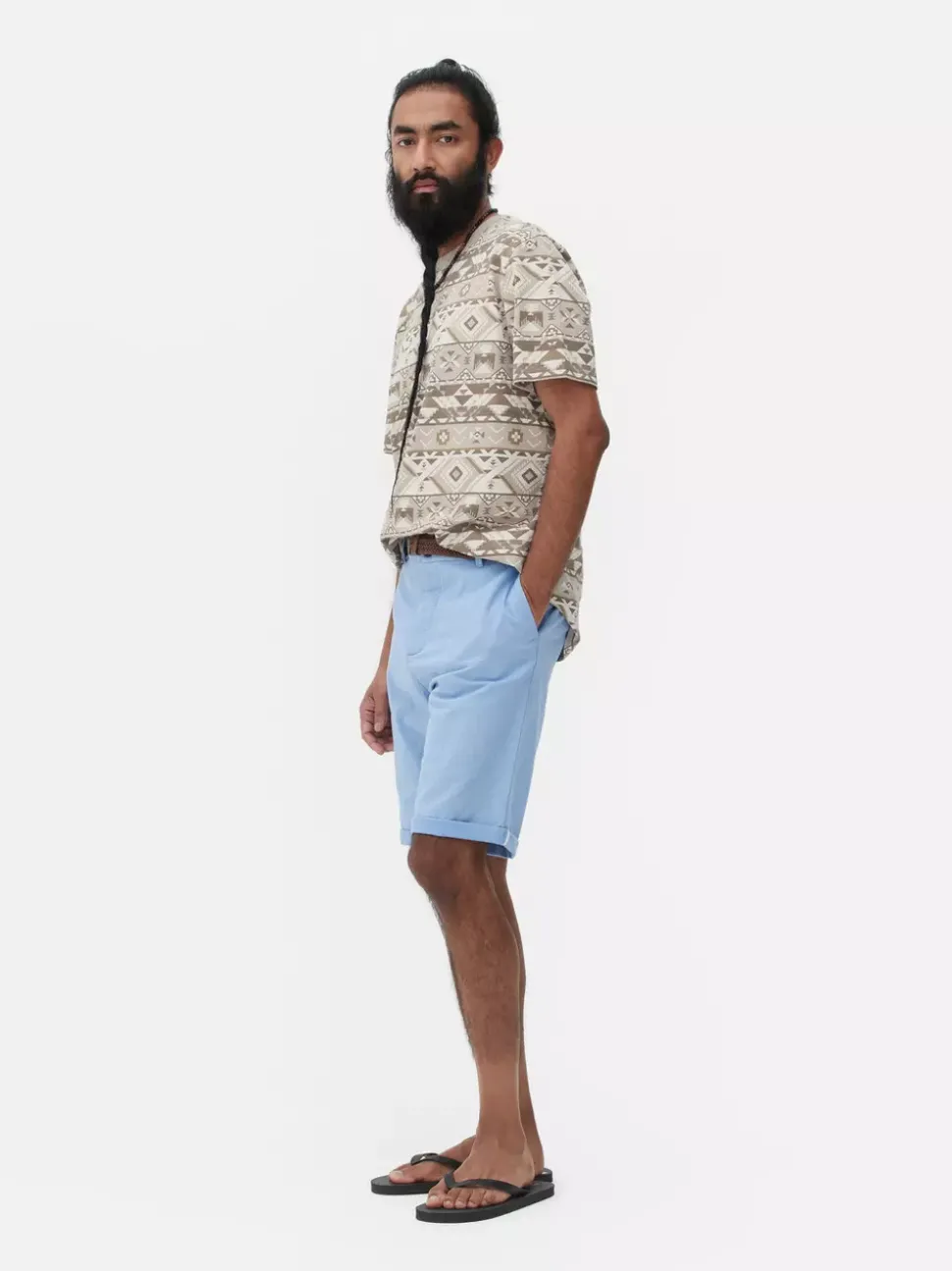 T-shirt z geometrycznym nadrukiem