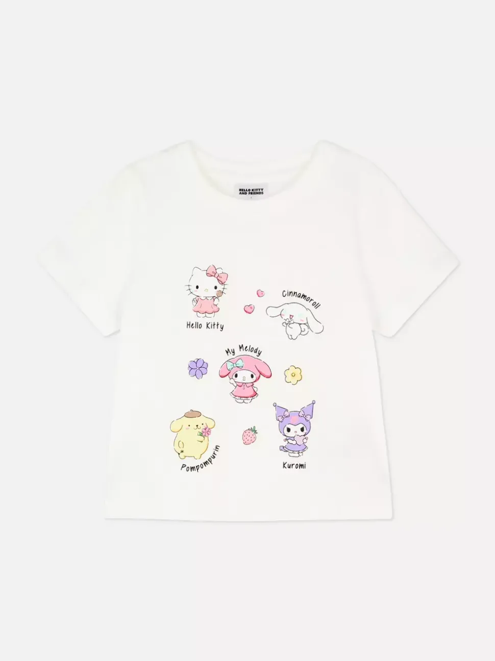 T-shirt z krótkim rękawem, Hello Kitty i przyjaciele
