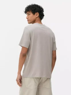 T-shirt z krótkim rękawem i nadrukiem z trzema obrazkami