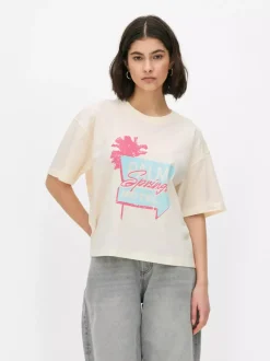 T-shirt z krótkim rękawem i nadrukiem