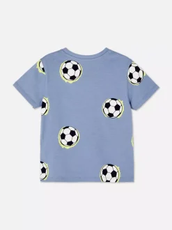 T-shirt z krótkim rękawem i motywem ciężarówek