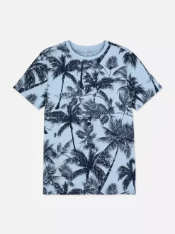 T-shirt z krótkim rękawem w kwiaty