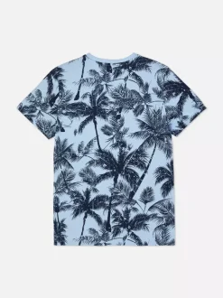 T-shirt z krótkim rękawem w kwiaty